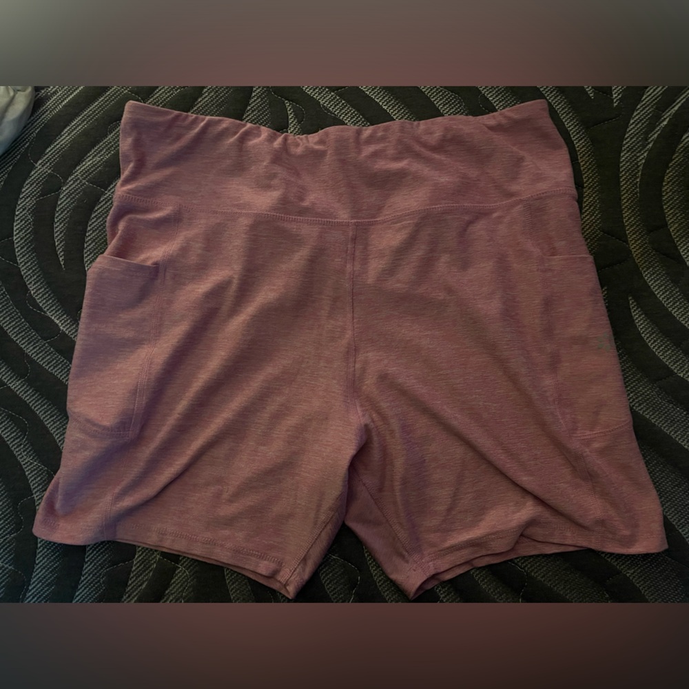 Pink biker shorts